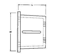 Dimensional Drawing for 28 Series Pump/Motor Adapters