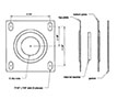 Dimensional Drawing for Flange Kits (SF-8)
